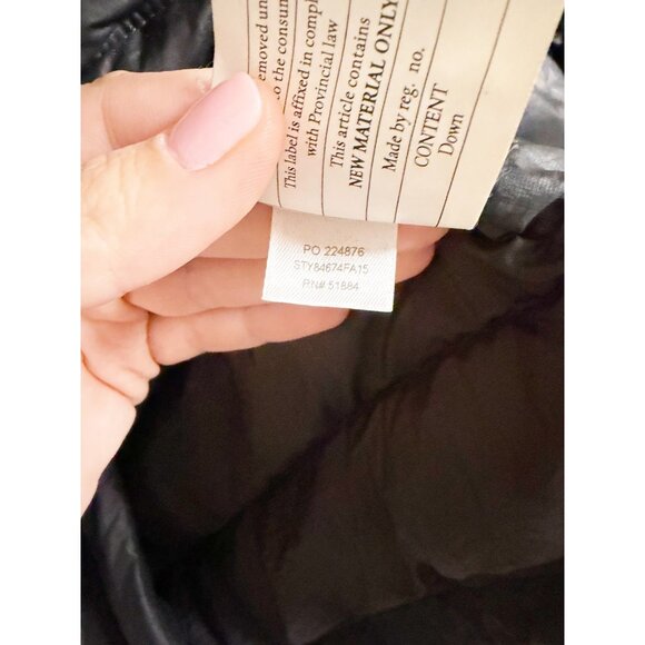 Patagonia Mens Down Sweater Jacket 800 Fill Goose Down Insulated Black Size XL - Picture 5 of 8